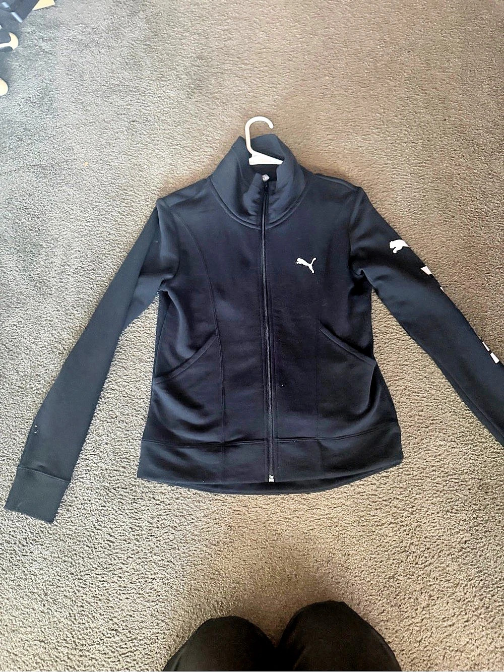 Puma Black & Gray Track Set Size Small